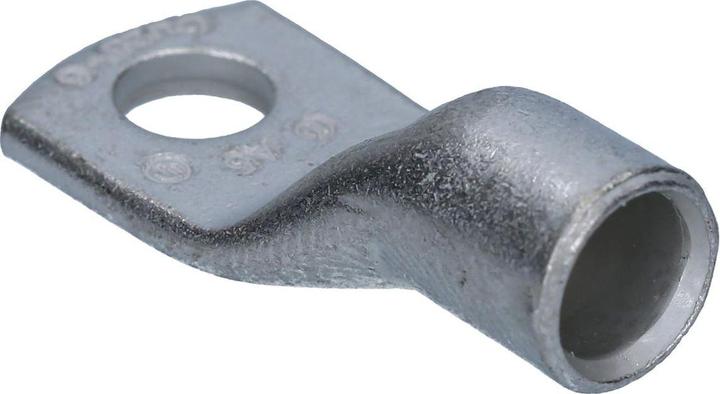 Actual product image Kalitec 10 pieces Cembre A5-M6 tubular cable lug 25mm² M6 uninsulated tinned copper