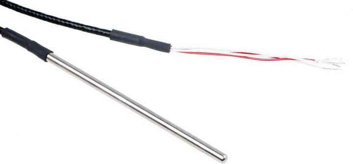 Produktbild RS PRO PRTD Pt100, 4mm x 100mm 2 mtr cable