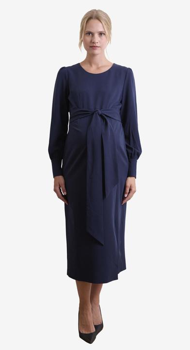 Actual product image Vertbaudet Festive maternity dress with belt (34)
