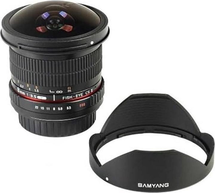 Produktbild Samyang 8mm f/3.5 Asph IF MC Fisheye CSII DH - Sony E (Sony E, APS-C / DX)