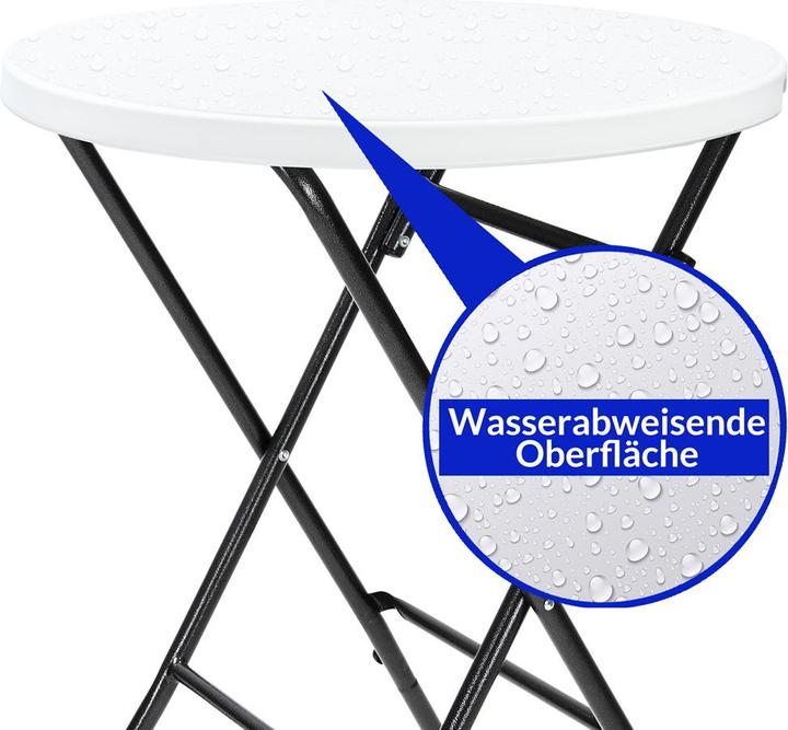 Actual product image Casaria High table (110 x 72 x 72 cm)