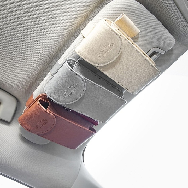 Produktbild König Design Auto Sonnenblende Clip Mount Brillenetui Halter Zubehör Universal Aufbewahrung