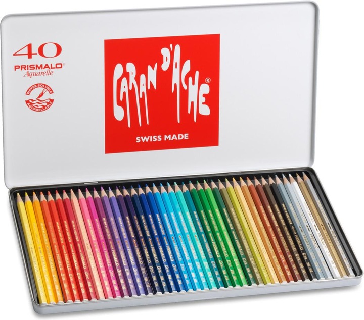 Immagine prodotto Caran d'Ache Prismalo Aquarelle Metallschachtel (Multicolore, 40 x)