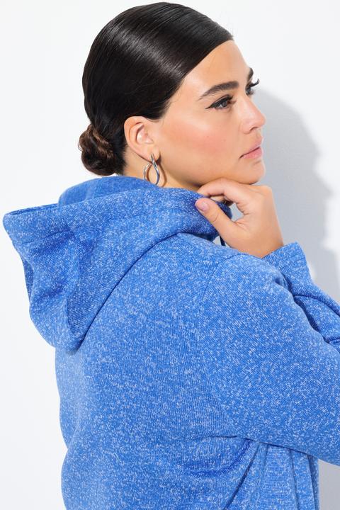 Produktbild Ulla Popken Strickfleece-Jacke, Kapuze, Reissverschlusstaschen (46, 48)