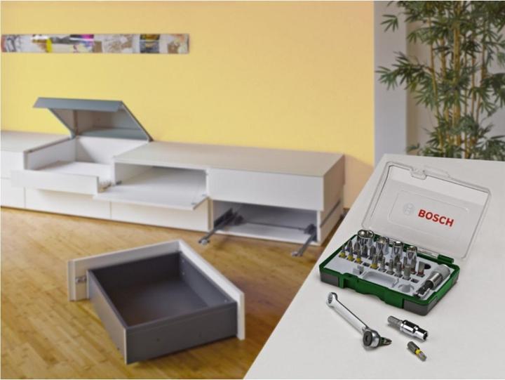 Productafbeelding Bosch Professional Zubehör Dopsleutelset (Inbus, Kruis Pozidriv PZ, Schroefgleuf)