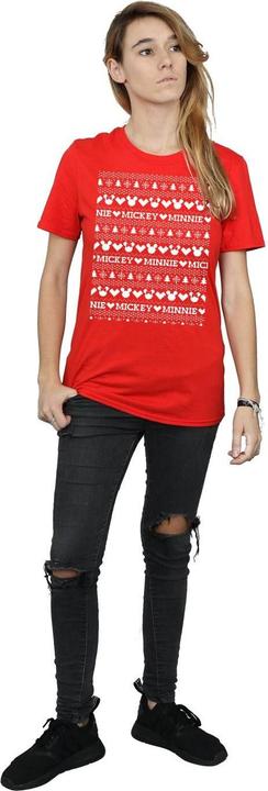Produktbild Disney Mickey And Minnie Christmas Fair Isle TShirt (S)