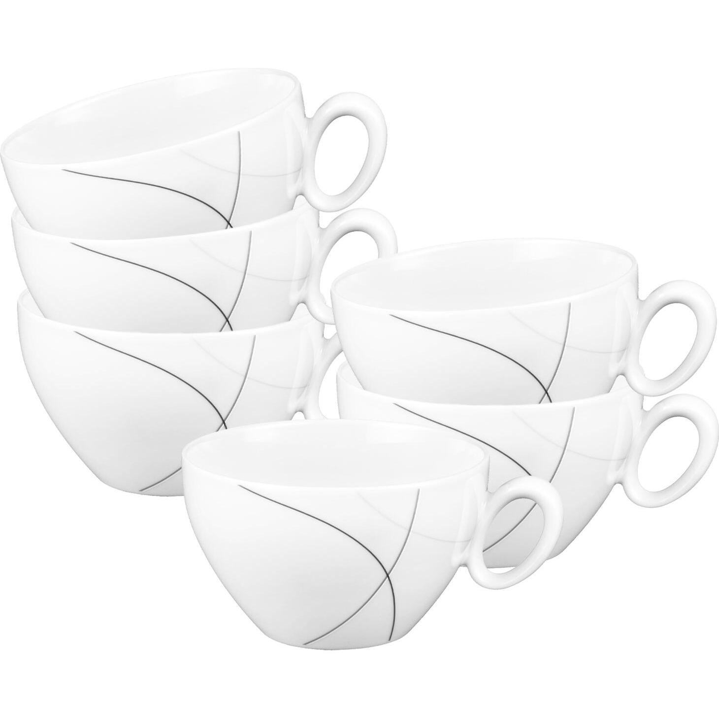 Seltmann, Tasse, Trio Highline Frühstückstassen (390 ml, 6 x)