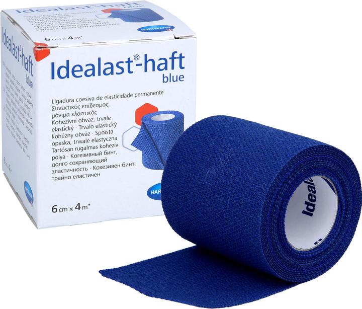 Produktbild Hartmann Idealast-haft color Binde 6cmx4m blau, 1 St BIN