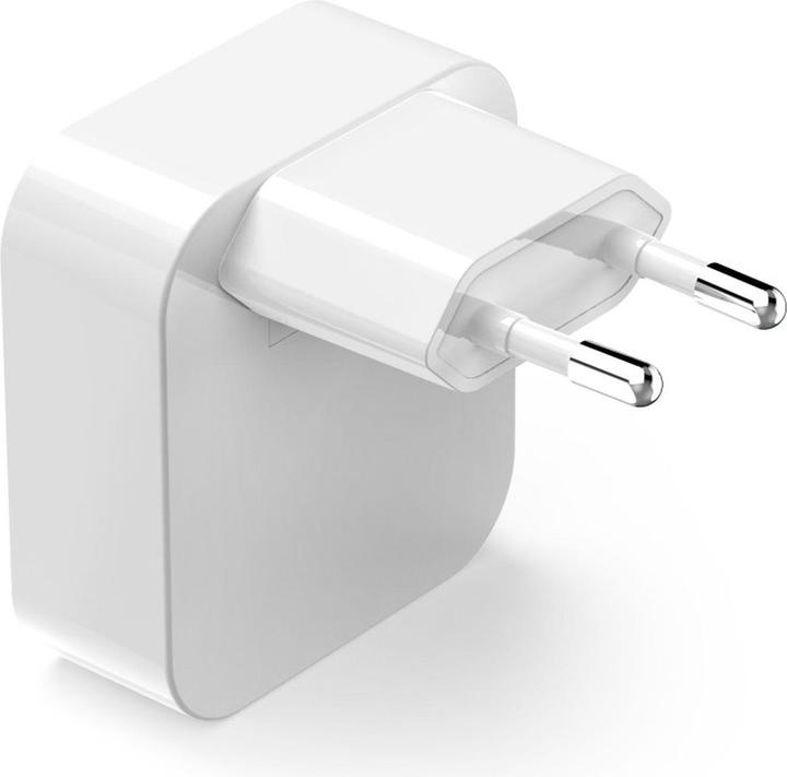 Produktbild Hama Fast Charger Gan 2X USB-C Collapsible Mini-Charger PD 40 W White (40 W, 2 Ports)