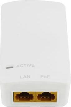 Actual product image MicroConnect PoE Injector 48V 15.4W EU Plug (15.40 W)