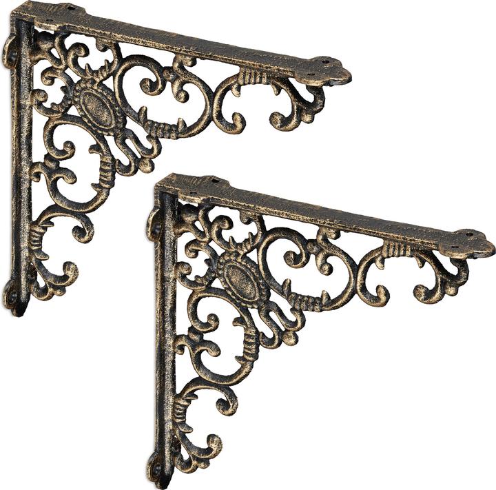 Relaxdays 2x shelf angle