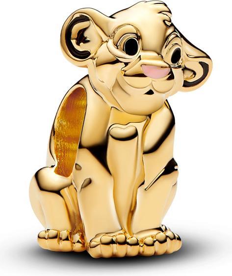 Immagine prodotto Pandora Charm Disney Il Re Leone Simba (Smalto, Lega metallica placcata oro)