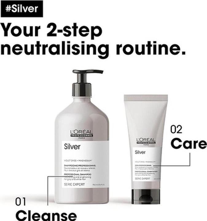 Produktbild L'Oréal Professionnel Silver Shampoo (Flüssiges Shampoo, 750 ml)