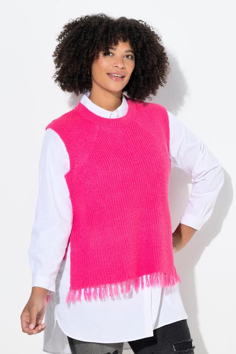 Image du produit Angel of Style Pull sans manches, coupe confortable, cordon à nouer de chaque côté (60)