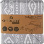 Actual product image Giftdecor Bedspread reversible bed 240x260 ethnic (240 x 260 cm)