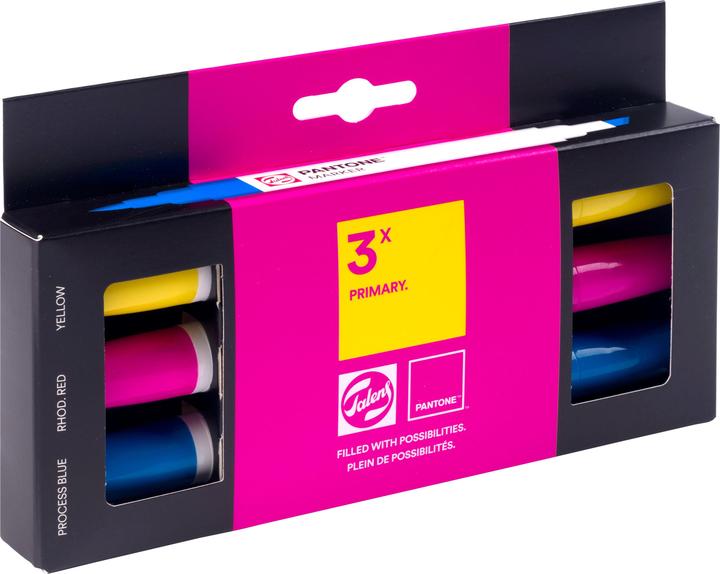 Produktbild Talens Pantone Marker Set 3x Primary, Strichstärke: Keine (3x)