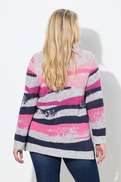Immagine prodotto Ulla Popken Pullover, Strickmuster, Rundhals, Langarm (50, 52)