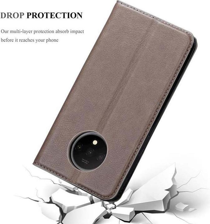 Actual product image Cadorabo Book Invisible Magnet Cover (OnePlus 7T)
