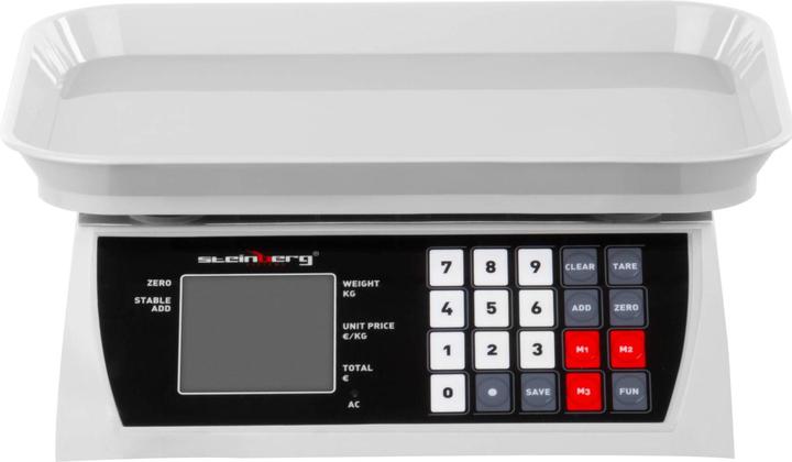 Produktbild Steinberg Kontrollwaage Ladenwaage Preiswaage Marktwaage LCD 30Kg 1G Digital Waage