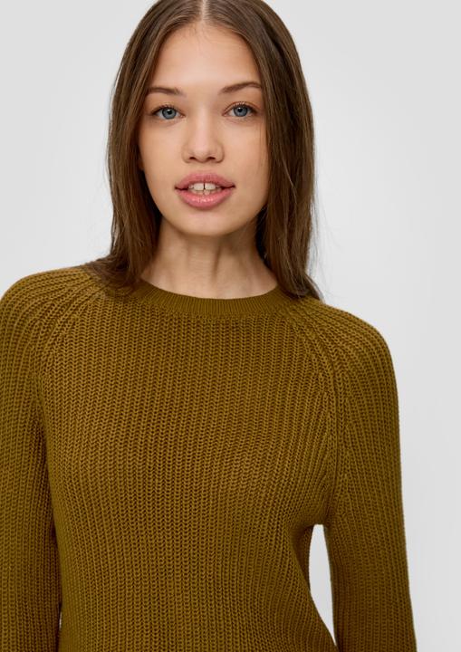 Produktbild s.Oliver Strickpullover Strickpullover aus Baumwollmix (XXL)