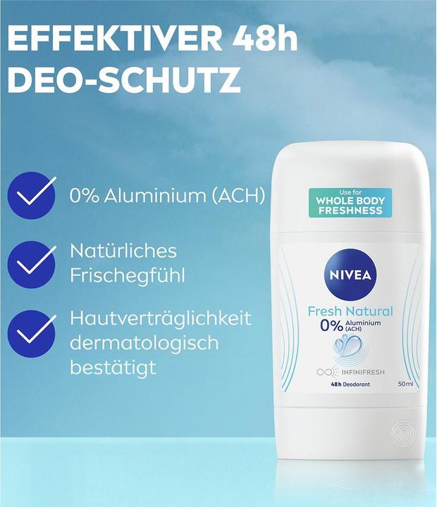 Produktbild NIVEA Fresh Natural Stick (Stick)