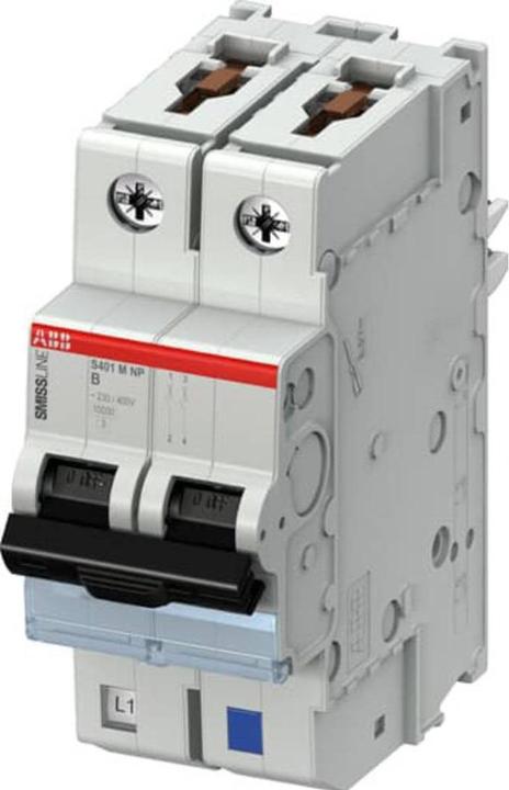 Image du produit ABB S401M-C16NP Disjoncteur de protection de ligne 16A 2p 10kA C-Char