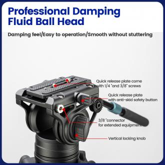 Actual product image Fotopro DV 3 Aluminium Black (Metal)