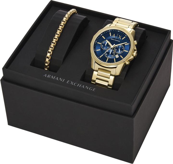 Actual product image Armani Exchange Banks (Analogue wristwatch, Chronograph, 44 mm)