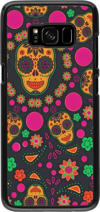 Actual product image PhoneLook Cover Halloween 22 colourful mexican skulls (Samsung Galaxy S8)