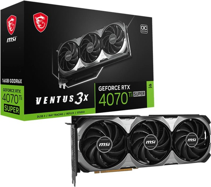 Produktbild MSI GeForce RTX 4070Ti SUPER VENTUS 3X OC (16 GB)