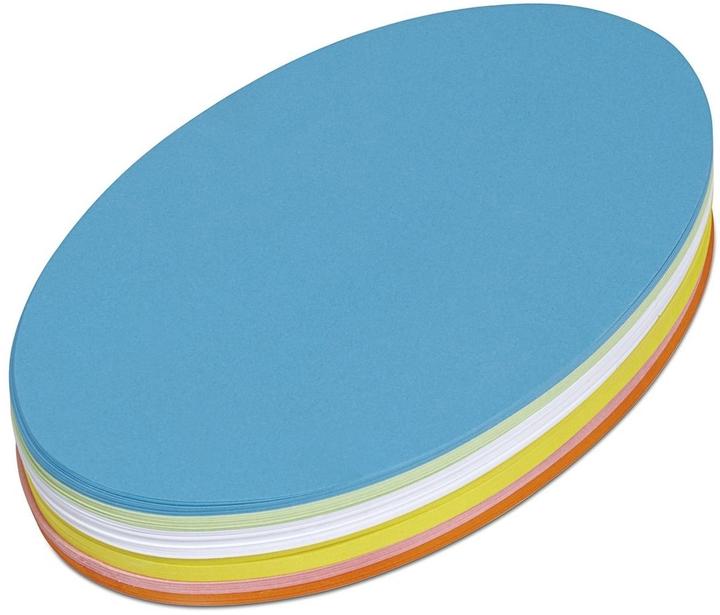 Image du produit Maul Cartes de présentation Ovale 110x190mm assorties UE=120 pièces