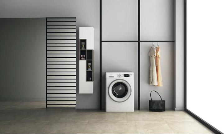 Produktbild Whirlpool FFB 846 SV DE Frontlader-Waschmaschine 8 kg 1400 U/min A Weiss (8 kg, Links)