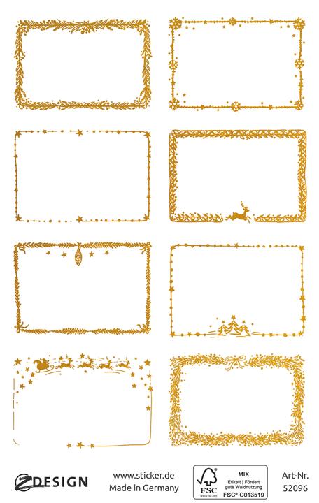 Produktbild Z-Design Weihnachtssticker (8 Sticker)