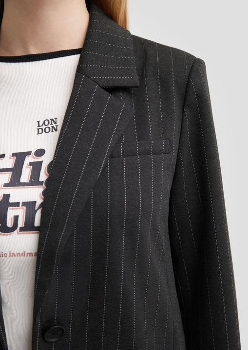 Immagine prodotto s.Oliver Indoor-Blazer Melierter Blazer aus Interlockjersey (32)