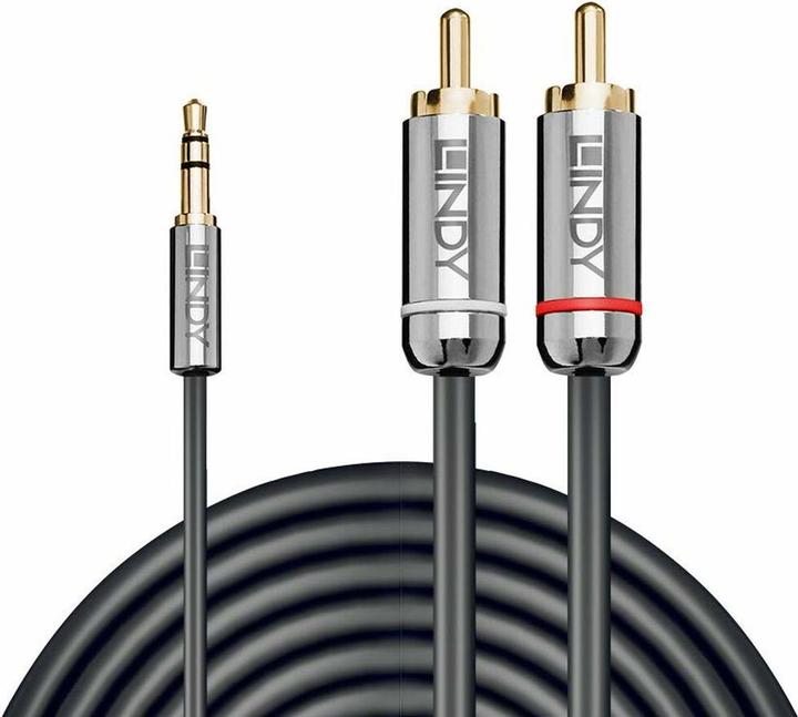 Produktbild Lindy 3.5 mm – Cinch (1 m, AUX Kabel, Cinch Kabel)