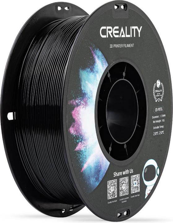 Actual product image Creality Filament (PETG, 1.75 mm, 1000 g, Black)