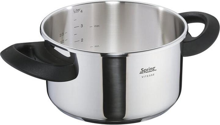 Actual product image Spring Vitesse pressure cooker (Steam cooker, Aluminium, Stainless steel, 23.50 x 19 cm)