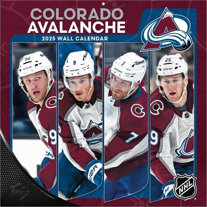Actual product image NHL - Colorado Avalanche - 30.5 x 30.5 cm team wall calendar 2025 (30.5 x 30.5 cm)