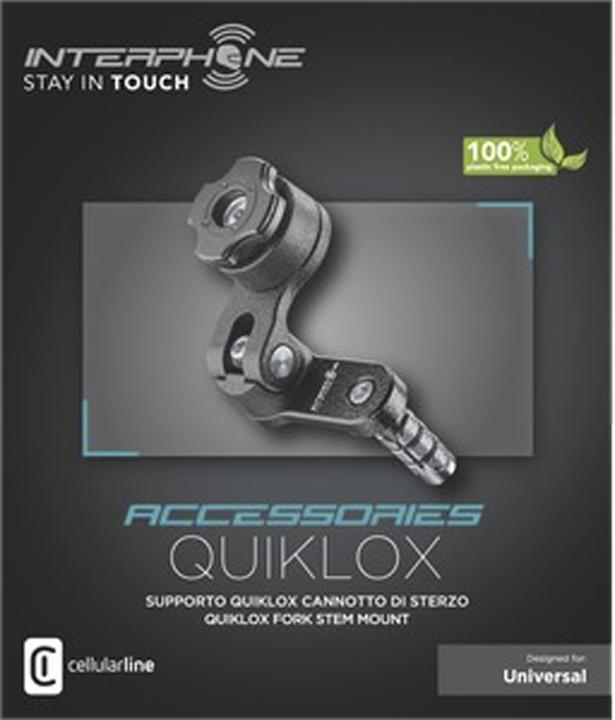 Produktbild Interphone QUIKLOX Universal-Gabelvorbauhalterung