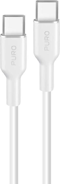 Produktbild Puro ICON Soft Cable – Kabel USB-C do USB-C 1.5 m (White) (1.50 m, 60 W)