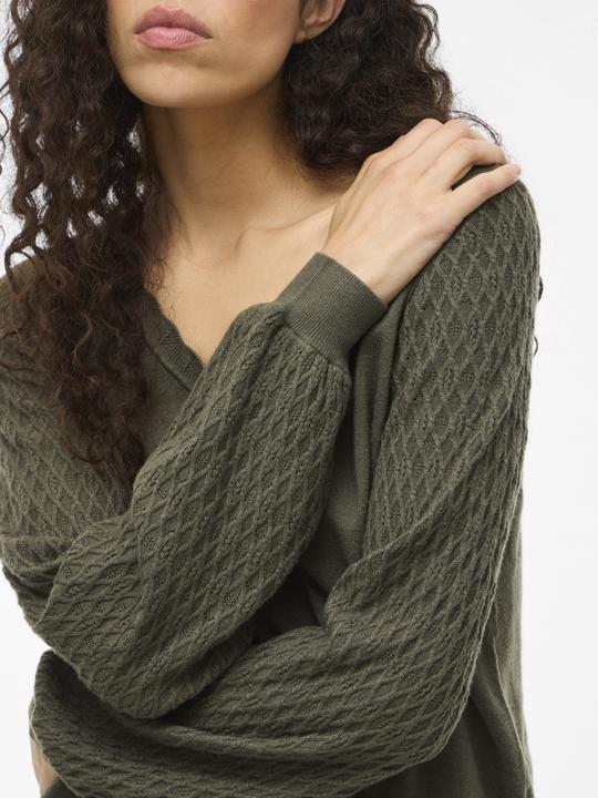 Image du produit Vila VIEMI V-Ausschnitt Strickpullover (L)