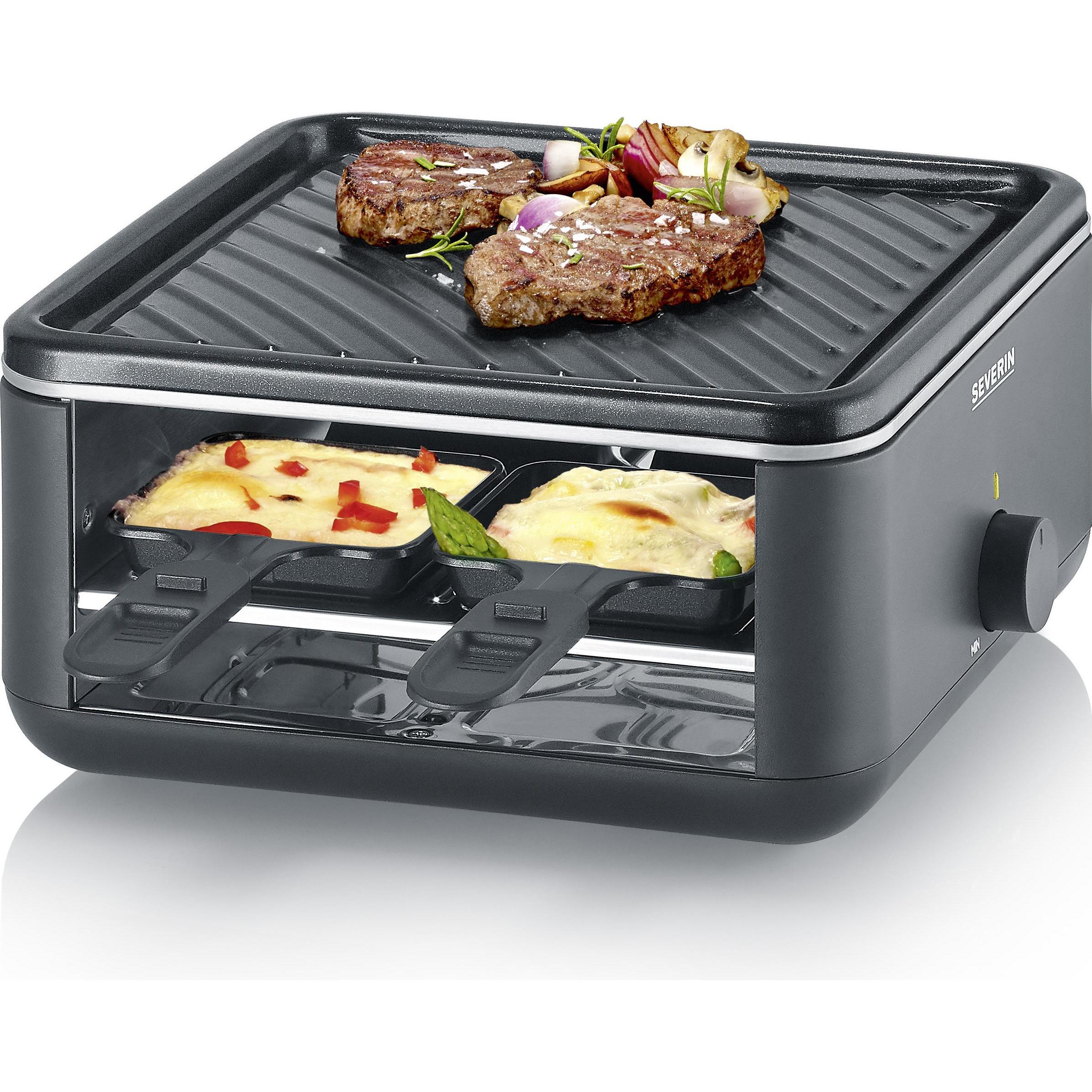 Severin RG2360, Fornello da raclette, Nero