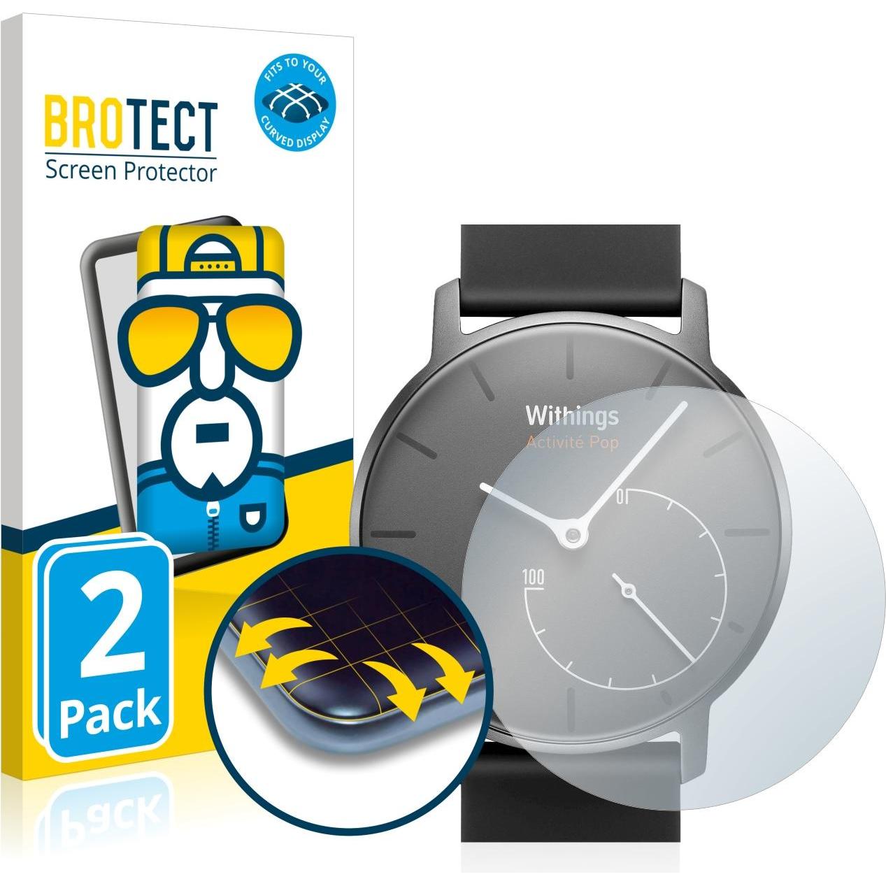 Thumbnail - BROTECT Full-Cover Displayschutz, Smartwatch Schutzfolie, Transparent