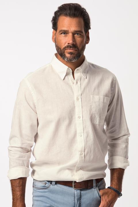 Actual product image JP1880 Linen Blend Shirt (6XL)