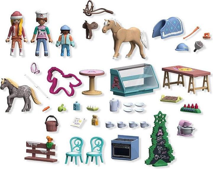 Produktbild Playmobil Weihnachtsbacken im Reitercafé