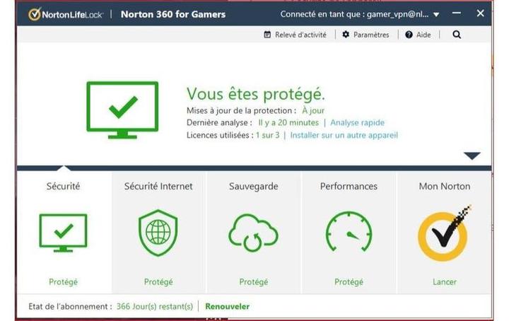 Actual product image Norton 360 For Gamers (3 Devices, 50GB) (1 User, 3 Devices/Users, 12 months)