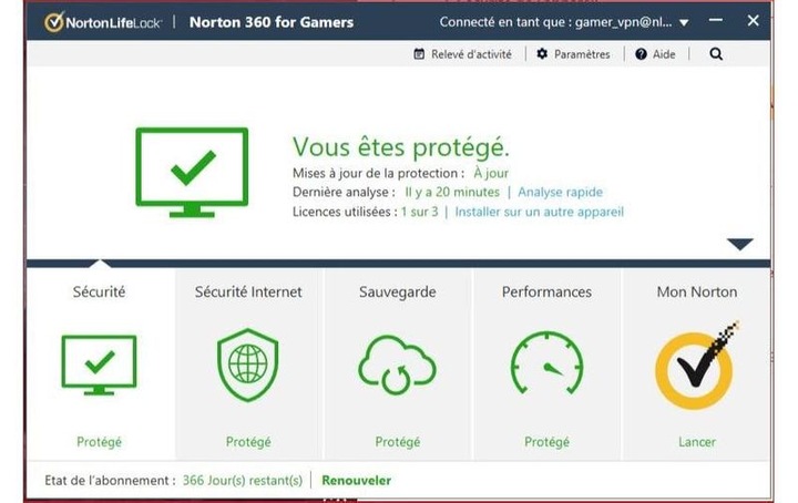 Produktbild Norton 360 For Gamers (3 Devices, 50GB) (1 User, 3 Geräte/User, 12 Monate)