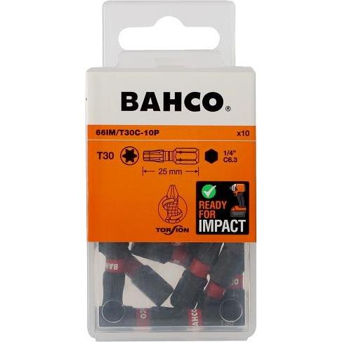 Thumbnail - Irimo, Bits, 1/4" Torsion Bits für TORX T30 Schrauben 25 mm – 10 Stk. pro Blisterpackung (T30)