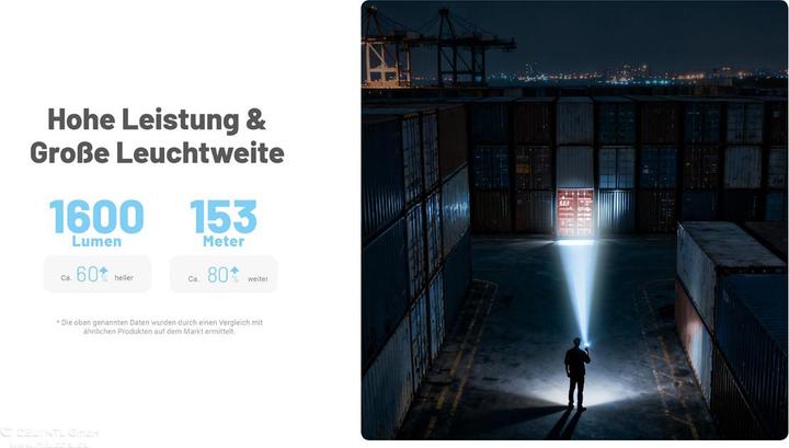 Produktbild Nitecore EDC09 (10.80 cm, 1600 lm)