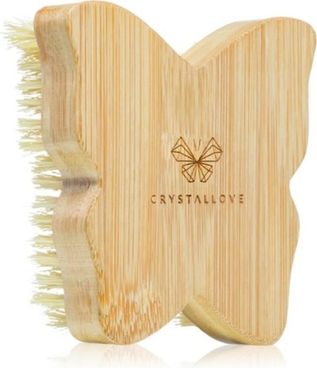 Image du produit Crystallove Brosse pour le corps en bambou, papillon et agave - 1 pièce